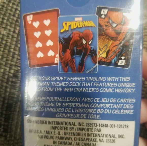 💥5 for 25💥 Marvels Spiderman Playing Cards - Picture 3 of 3